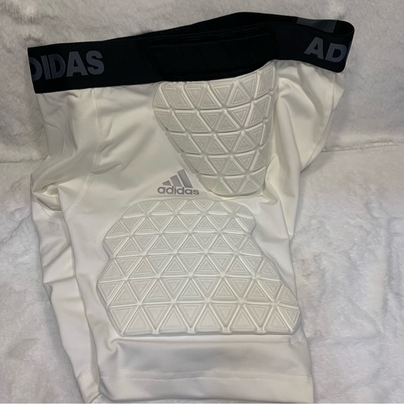 Adidas Men Football Alphaskin Force 5 Pad Girdle White X-LARGE NWT - Picture 4 of 10
